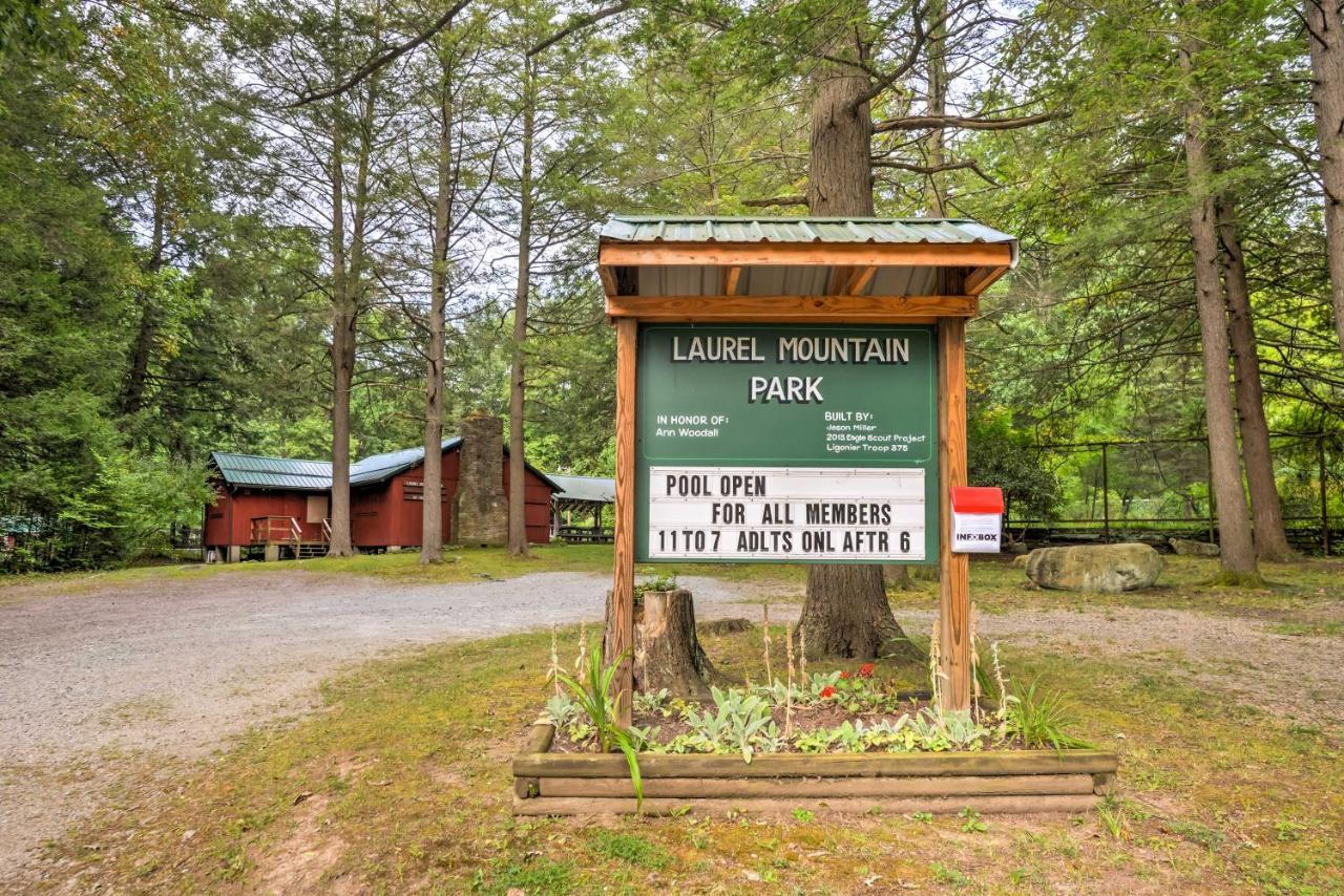 Pet-Friendly Pennsylvania Vacation Rental With Pool! Laughlintown Εξωτερικό φωτογραφία
